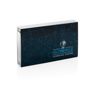 Logotrade promotional product image of: Printed sample 4.000 mAh slim powerbank, black