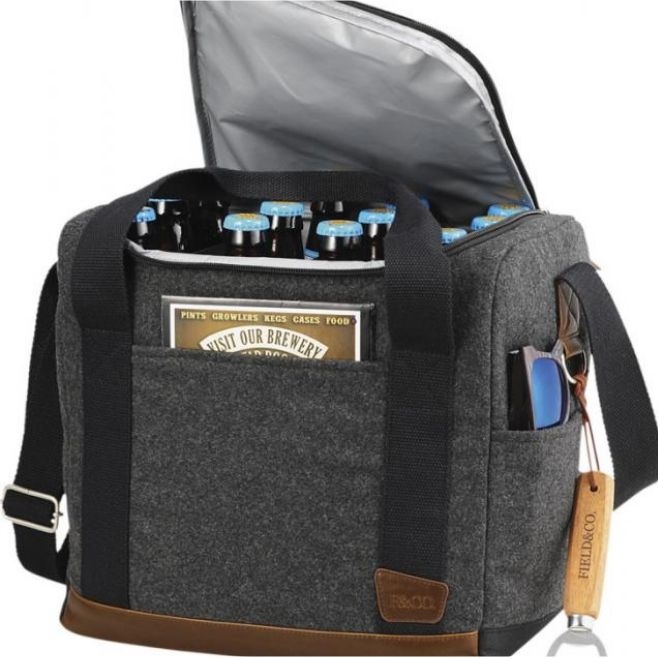 Logo trade advertising products image of: Campster 12 Bottle Craft Cooler, antratsite