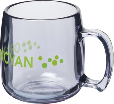 Logo trade advertising products picture of: Classic 300 ml plastic mug, transparent