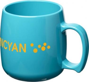 Logo trade promotional merchandise picture of: Classic 300 ml plastic mug, light blue