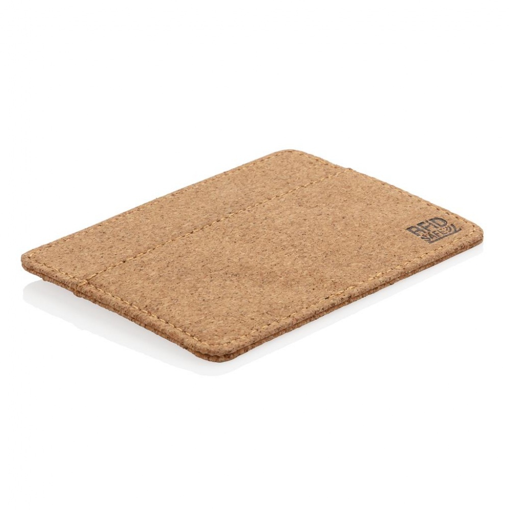 Logo trade promotional giveaways picture of: ECO cork secure RFID cardholder, brown