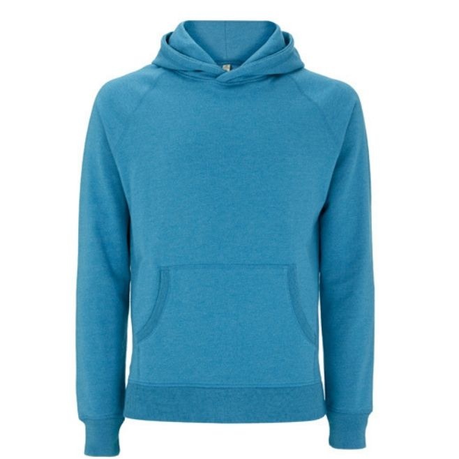 Logo trade promotional merchandise image of: Salvage unisex pullover hoody, melange blue