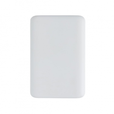 Logotrade promotional item image of: 10.000 mAh pocket powerbank with triple input, white