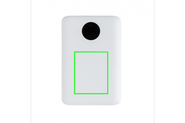Logo trade promotional items picture of: 10.000 mAh pocket powerbank with triple input, white