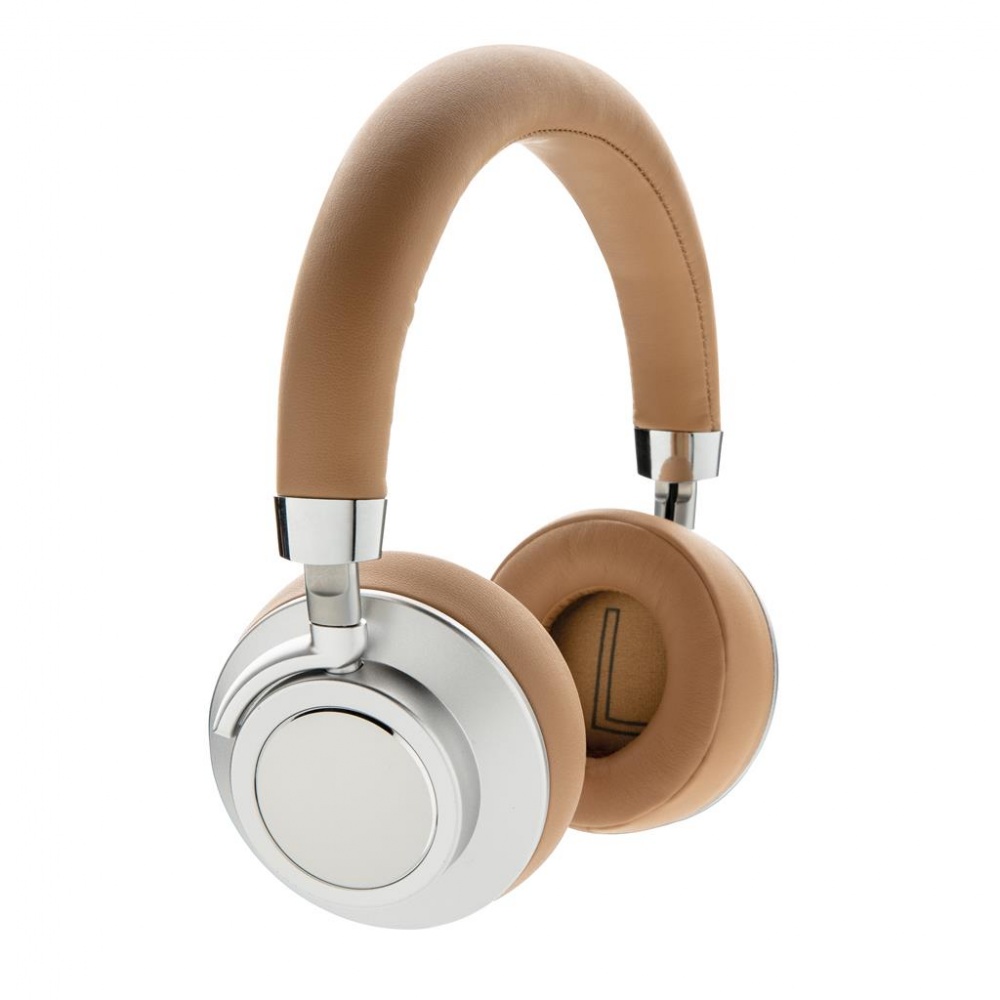 Logotrade advertising products photo of: Aria Wireless Comfort Headphone, brown