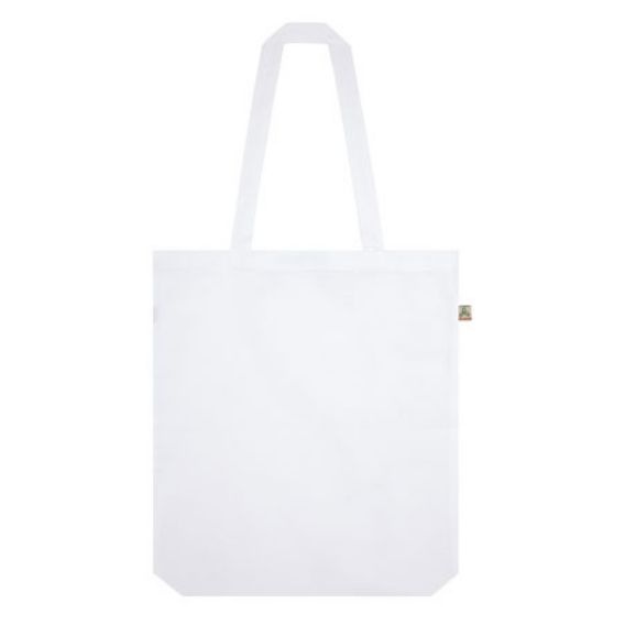 Logo trade promotional merchandise picture of: Shopper tote bag, dove white