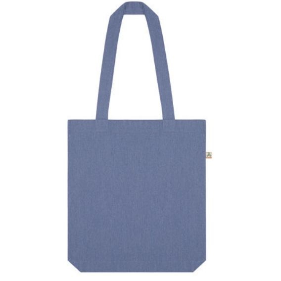 Logotrade corporate gift picture of: Shopper tote bag, melange light denim