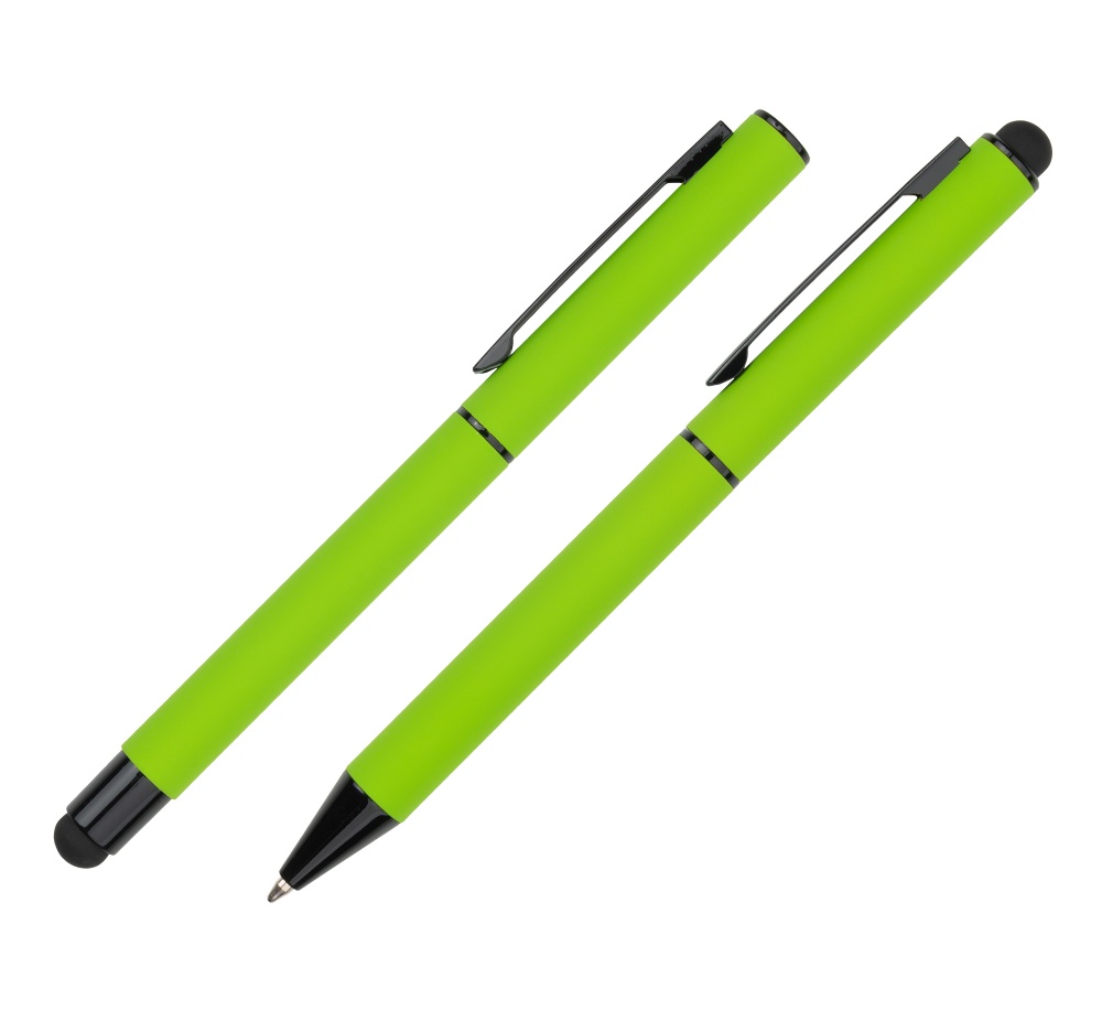 Logotrade promotional gift image of: Writing set touch pen, soft touch CELEBRATION Pierre Cardin