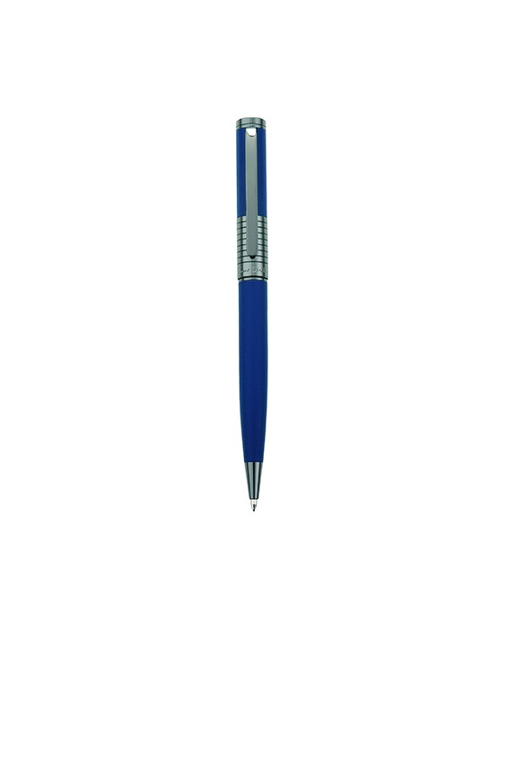 Logotrade promotional gift image of: Metal ballpoint pen EVOLUTION Pierre Cardin, Blue