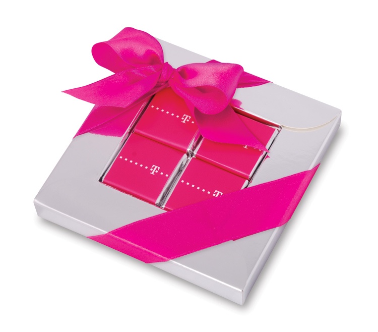 Logotrade promotional giveaways photo of: 4 chocolates frame box