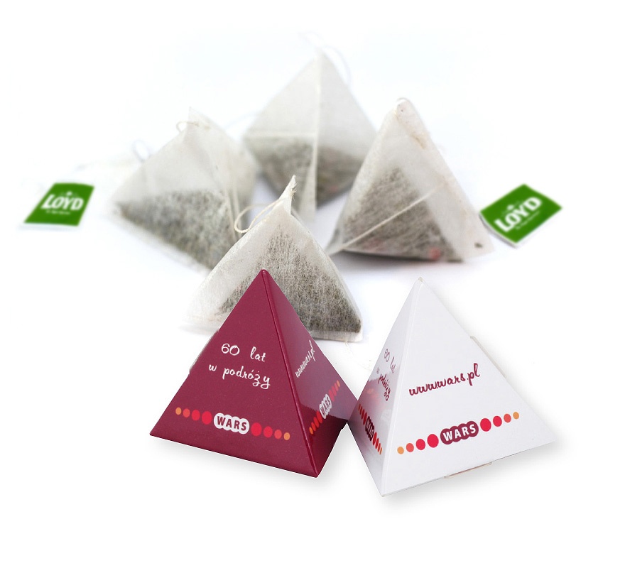 Logo trade advertising product photo of: tea pyramid