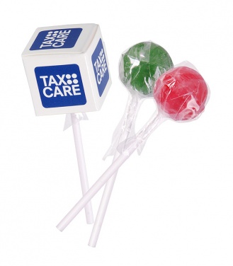 Logo trade corporate gifts picture of: Cube lollipops
