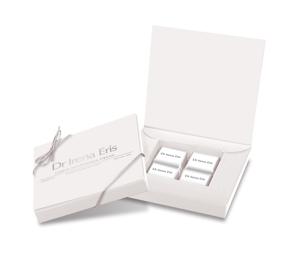 Logotrade business gift image of: hinged lid frame box – 4 chocolates