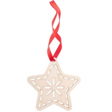 Logo trade promotional merchandise picture of: CreaX Christmas card, star