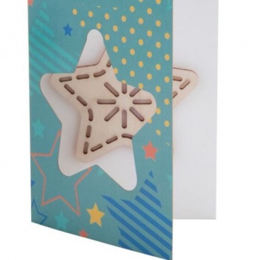 Logo trade promotional products image of: CreaX Christmas card, star