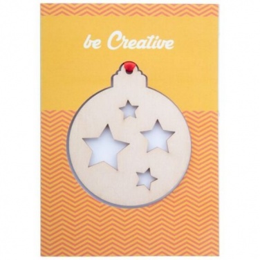 Logo trade promotional gifts picture of: CreaX Christmas card, star