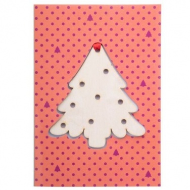 Logo trade promotional giveaways picture of: CreaX Christmas card, star