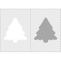 Logo trade promotional merchandise image of: TreeCard Christmas card, tree