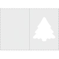 Logo trade promotional giveaway photo of: TreeCard Christmas card, tree