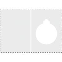 Logotrade business gift image of: TreeCard Christmas card, ball
