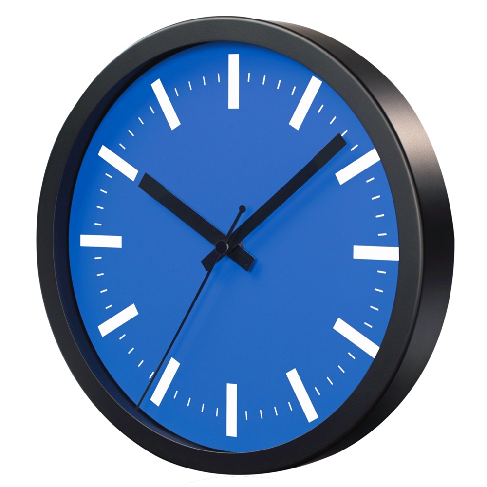 Logotrade promotional product image of: WALL CLOCK SAINT-TROPEZ, Blue