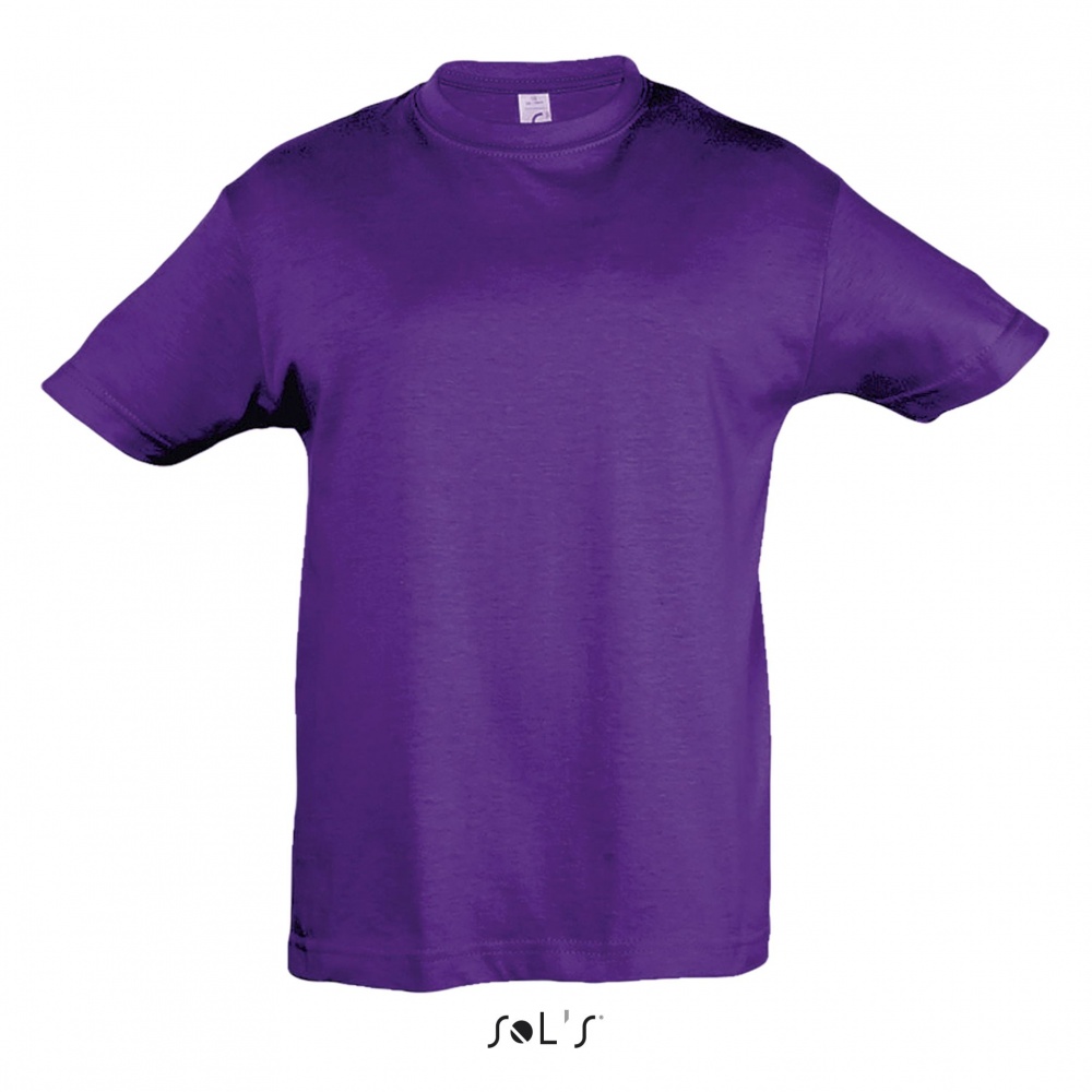 Logo trade promotional items image of: Regent kids t-shirt, purple