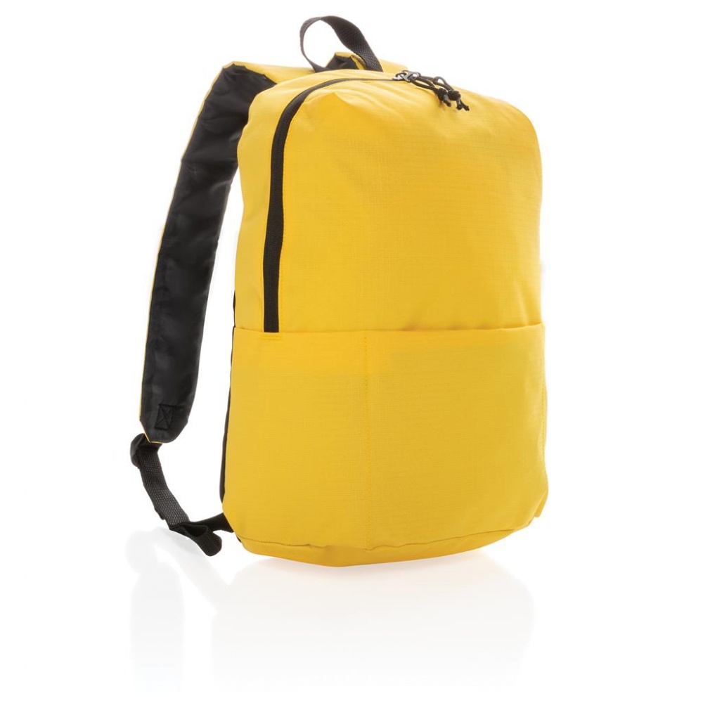 Logo trade advertising products picture of: Casual backpack PVC free, yellow