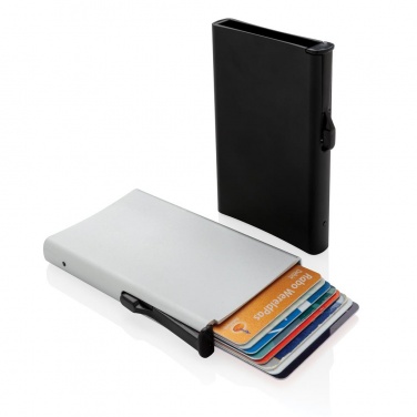 Logotrade promotional merchandise image of: Standard aluminium RFID cardholder, black