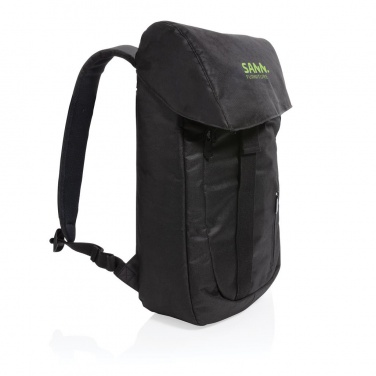 Logotrade business gifts photo of: Osaka  rPET backpack, black
