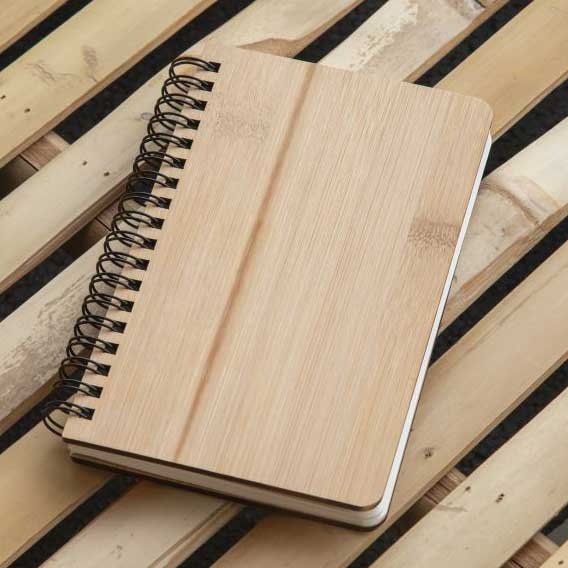 Logotrade advertising products photo of: Stonewaste and Bamboo Notebook