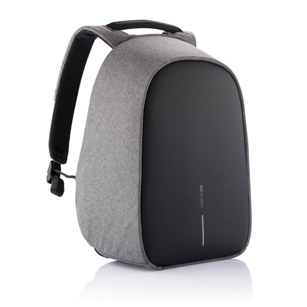 Logo trade promotional giveaway photo of: Bobby Hero XL, Anti-theft backpack, grey