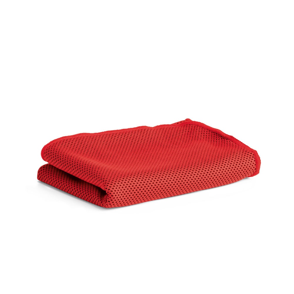 Logo trade corporate gifts picture of: ARTX. Gym towel, Red