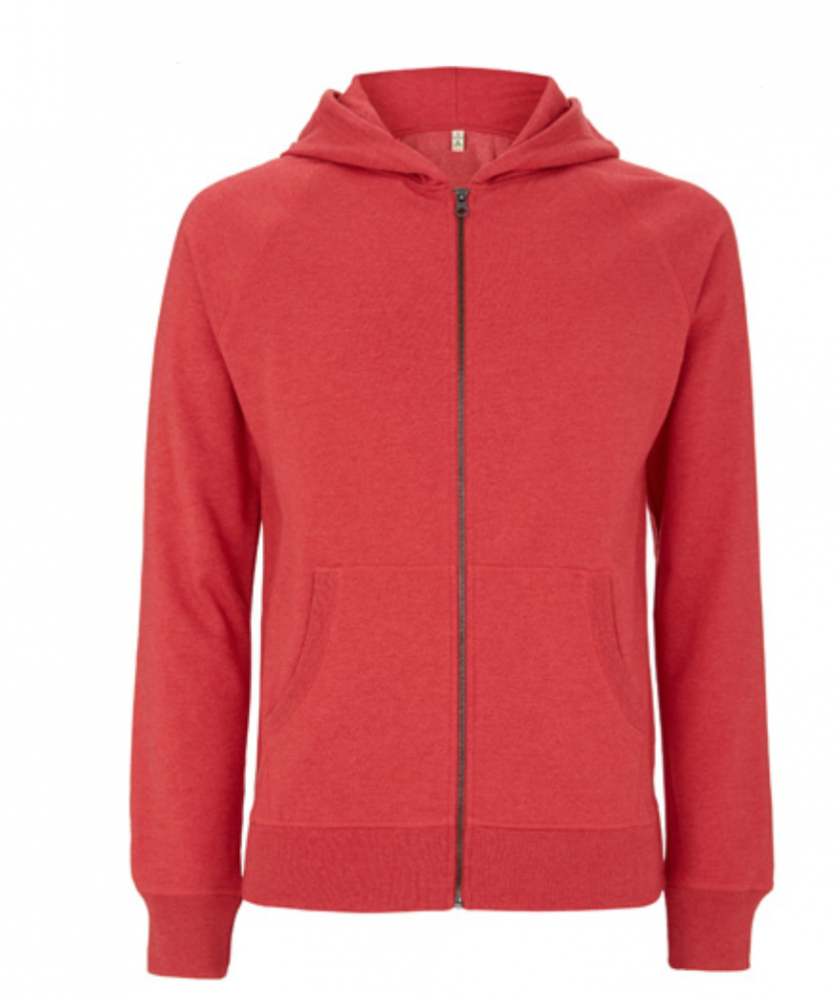 Logo trade corporate gifts image of: Salvage unisex hoody, melange red