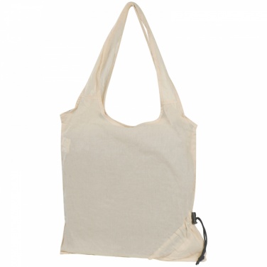 Logotrade corporate gift image of: Foldable cotton bag, White