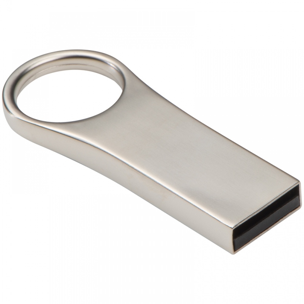 Logo trade promotional gifts image of: Metal USB Stick 8GB, Grey