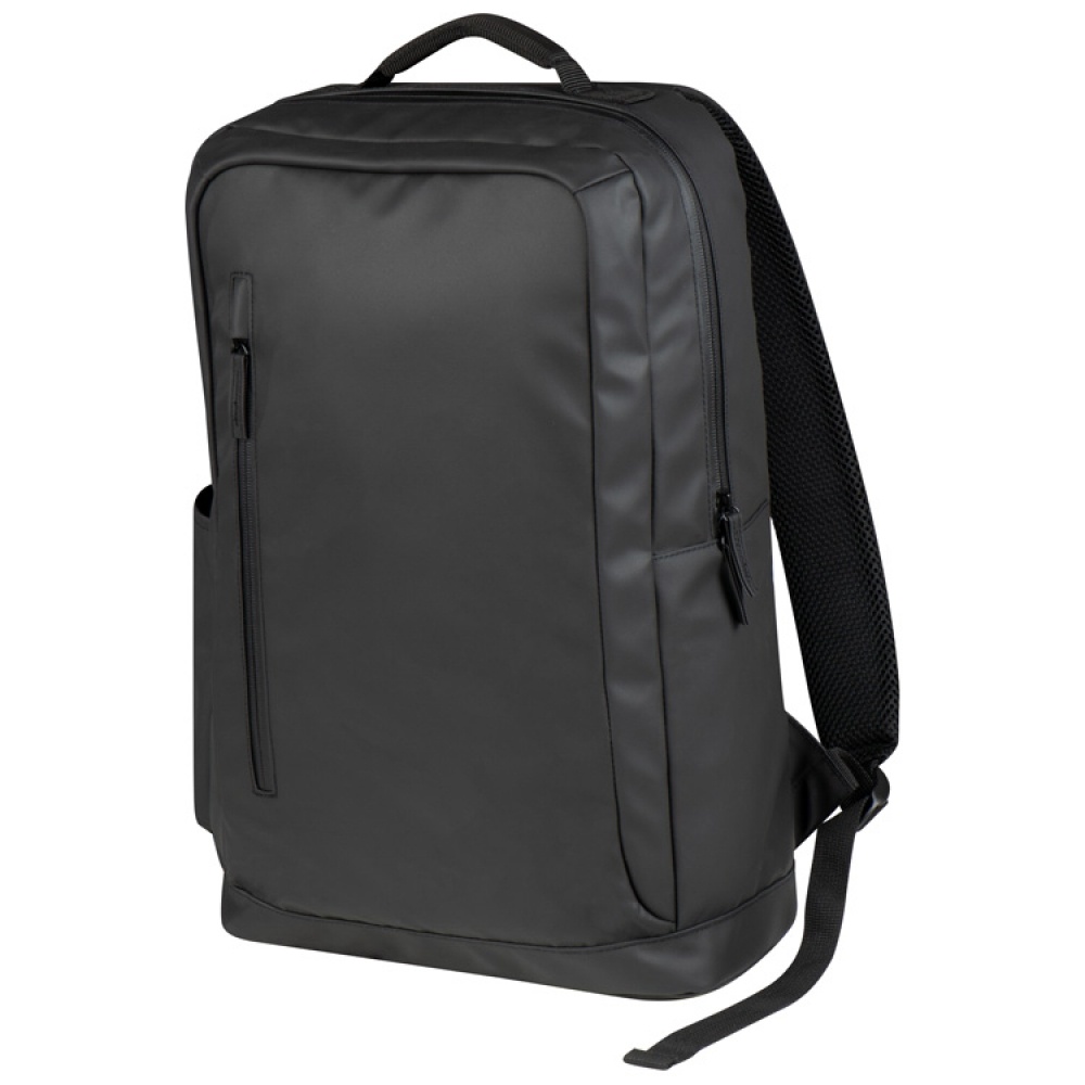Logo trade corporate gift photo of: High-quality, water-resistant backpack, black
