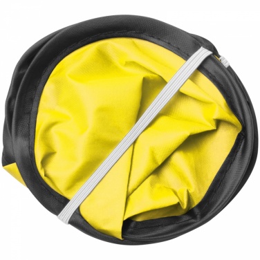 Logo trade promotional giveaway photo of: Foldable fan, Yellow