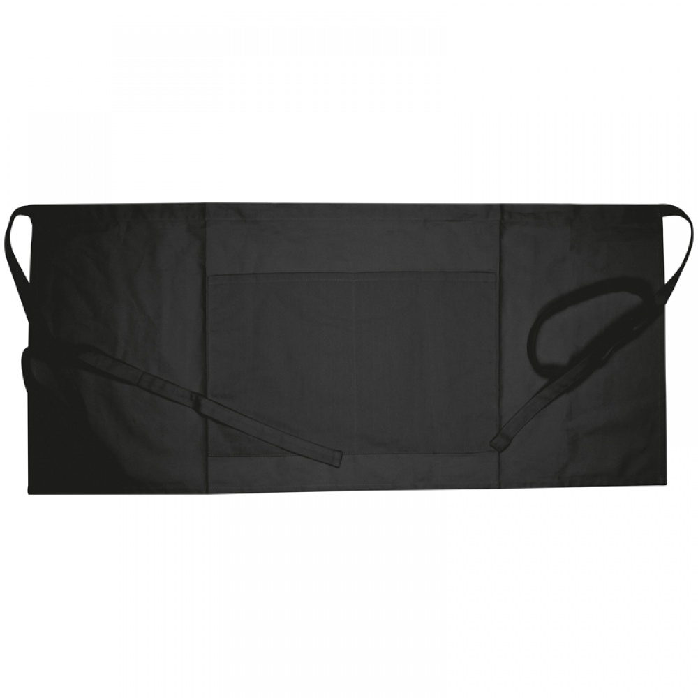 Logotrade promotional giveaway image of: Apron - small 180g Eco tex, Black
