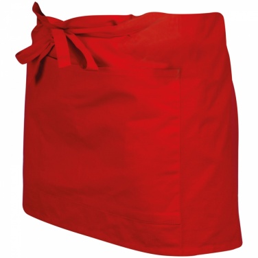 Logo trade business gift photo of: Apron - small 180g Eco tex, Red