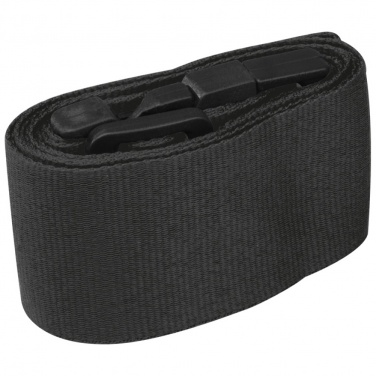 Logotrade promotional products photo of: Adjustable luggage strap, Black/White