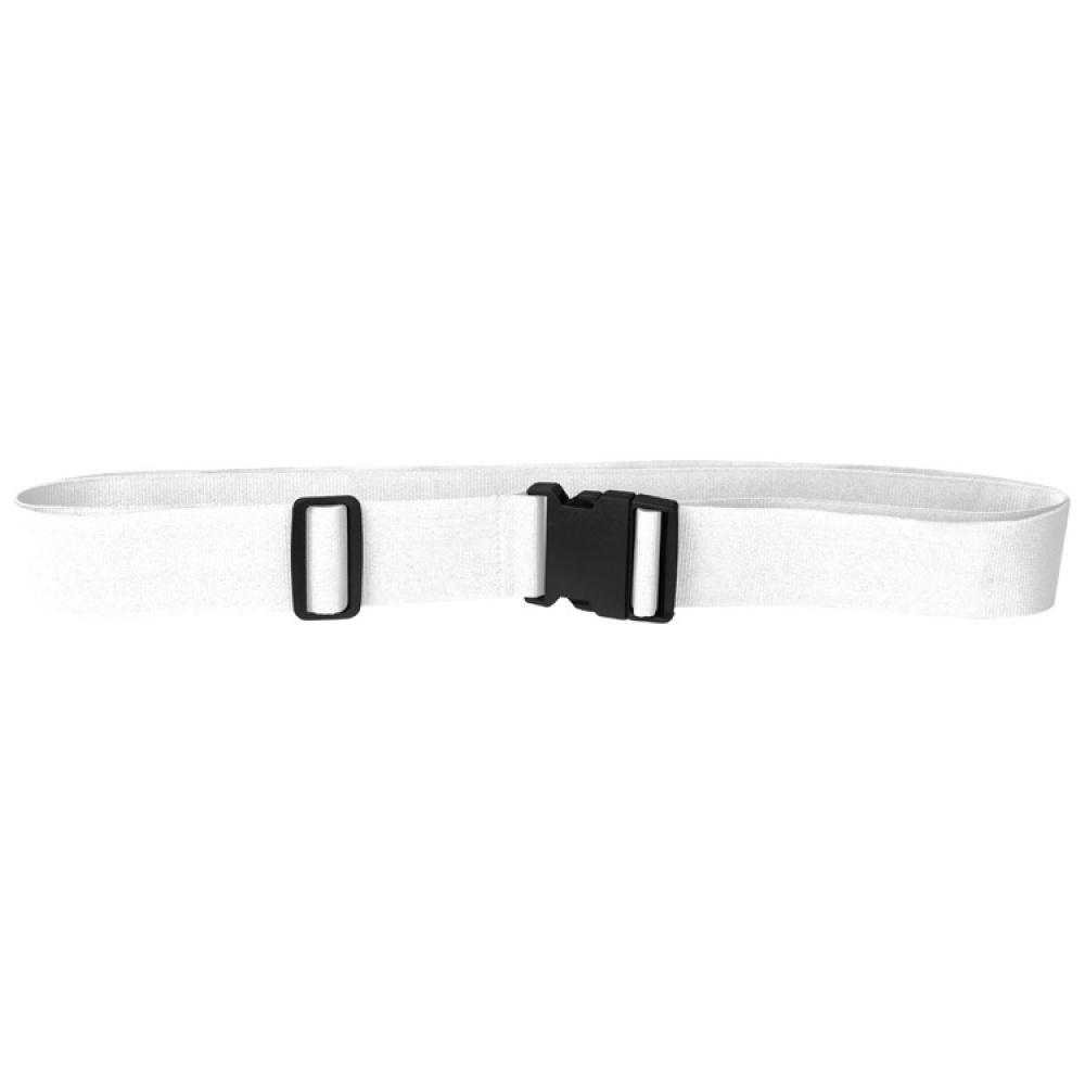 Logotrade promotional giveaway picture of: Adjustable luggage strap, White