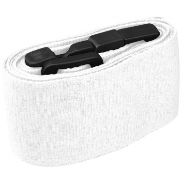 Logotrade promotional item picture of: Adjustable luggage strap, White