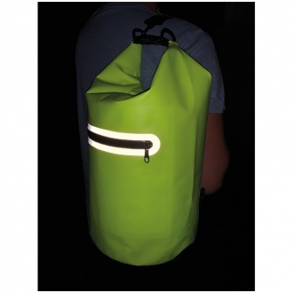 Logo trade promotional giveaway photo of: Waterproof bag with reflective stripes, Yellow