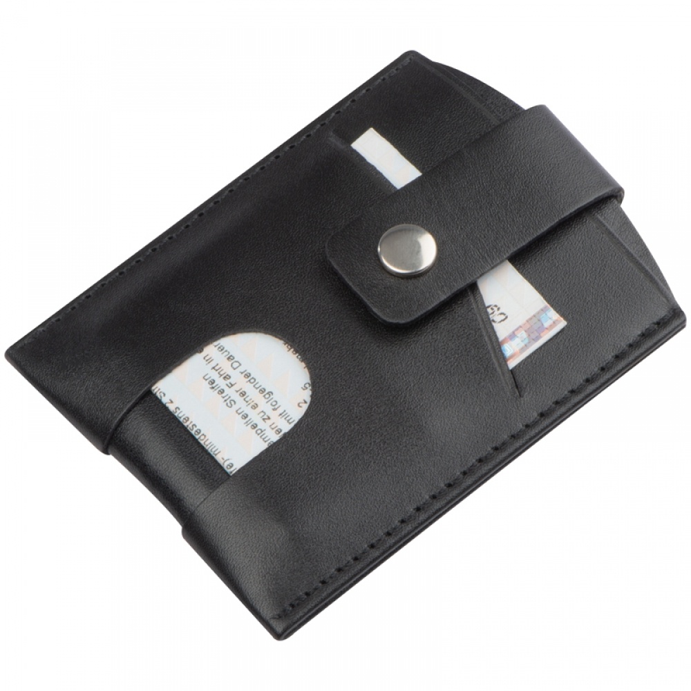 Logotrade promotional item image of: RFID Card case, Black color