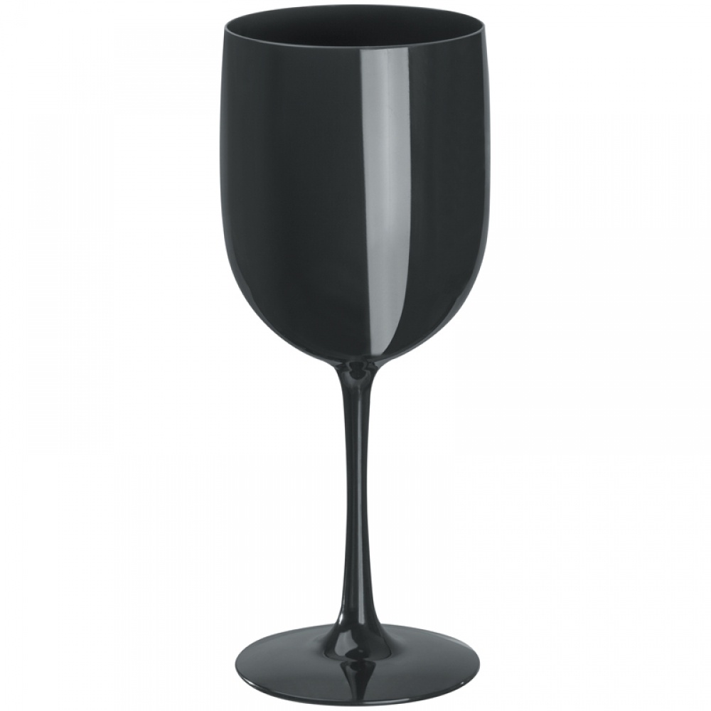 Logotrade promotional product image of: PS Drinking glass 460 ml, Black