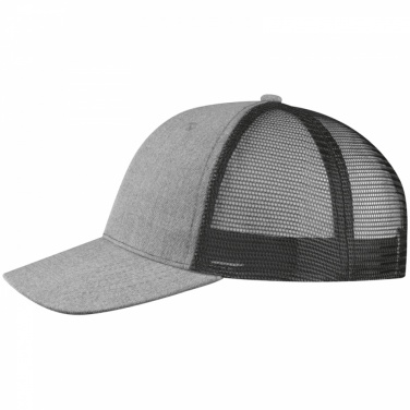 Logo trade corporate gifts picture of: Baseball Cap with net, Black/White