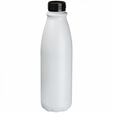Logo trade promotional products image of: Aluminium drinking bottle 600 ml, White