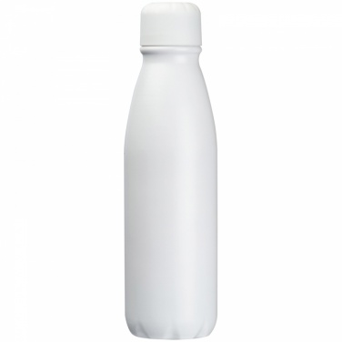 Logo trade promotional item photo of: Aluminium drinking bottle 600 ml, White