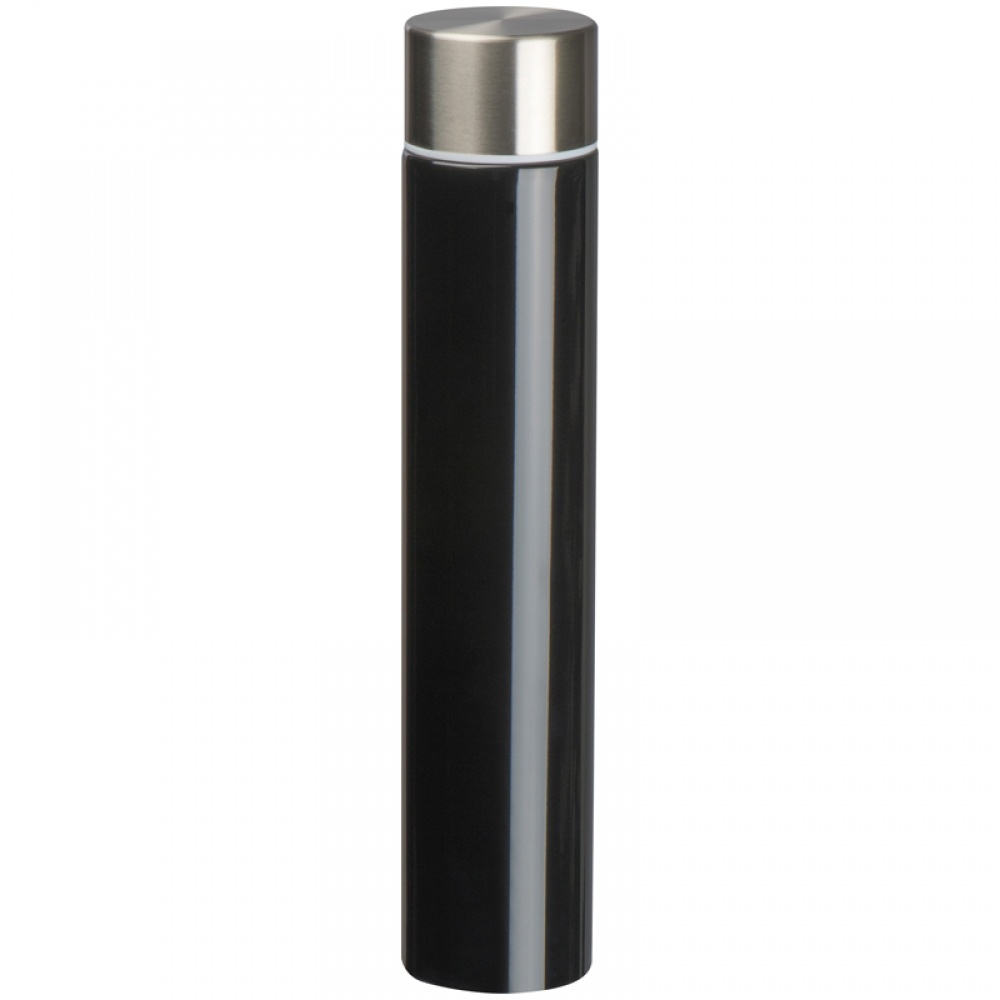 Logotrade promotional giveaway picture of: Thermos flask 310 ml, Black/White