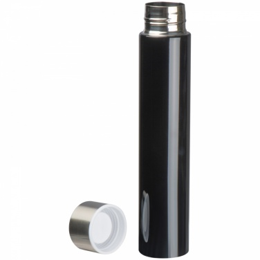 Logo trade promotional giveaways picture of: Thermos flask 310 ml, Black/White